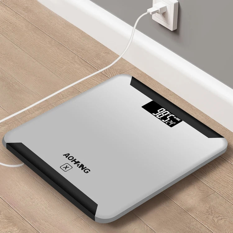 Electric Weight Scale Electronic Personal Body Balance Scale Electronic Weight Recharge USB Scale