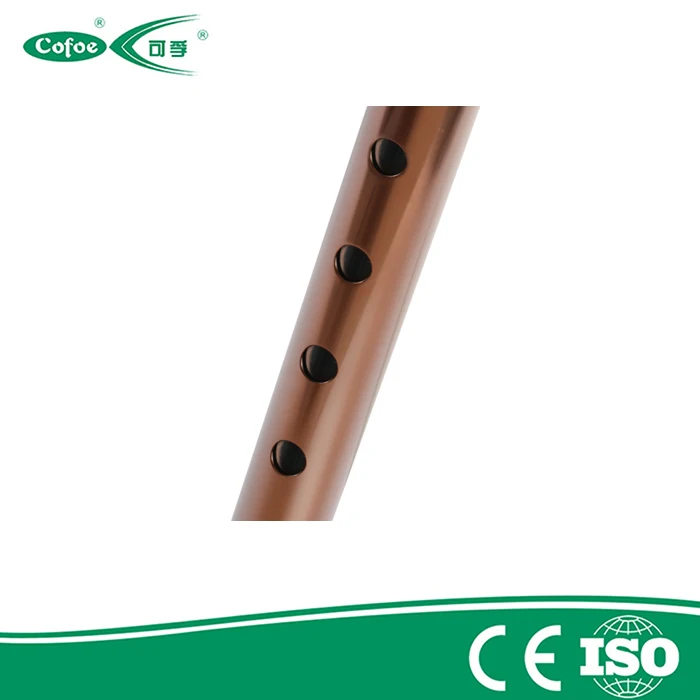 Adjustable Aluminium Crutch Elderly Four Legs Stick Walking Cane