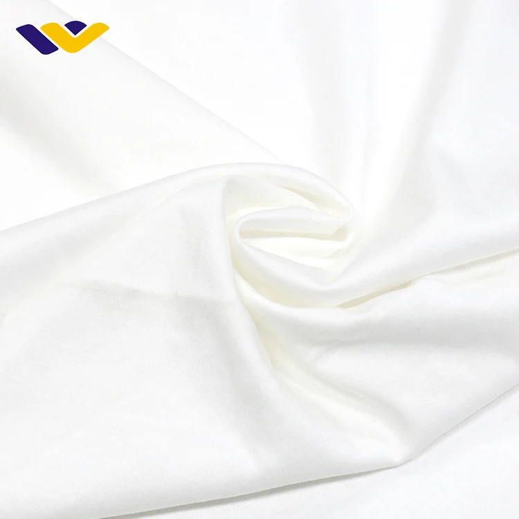 Top Quality 100% Cotton Mercerized Clothing Fabric Weft Knitted  Cotton Fabric For  T-shirt