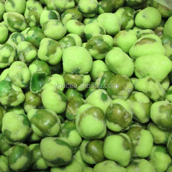 Сертифицированный BRC соленый зеленый горох, закуски, продукты, хрустящие