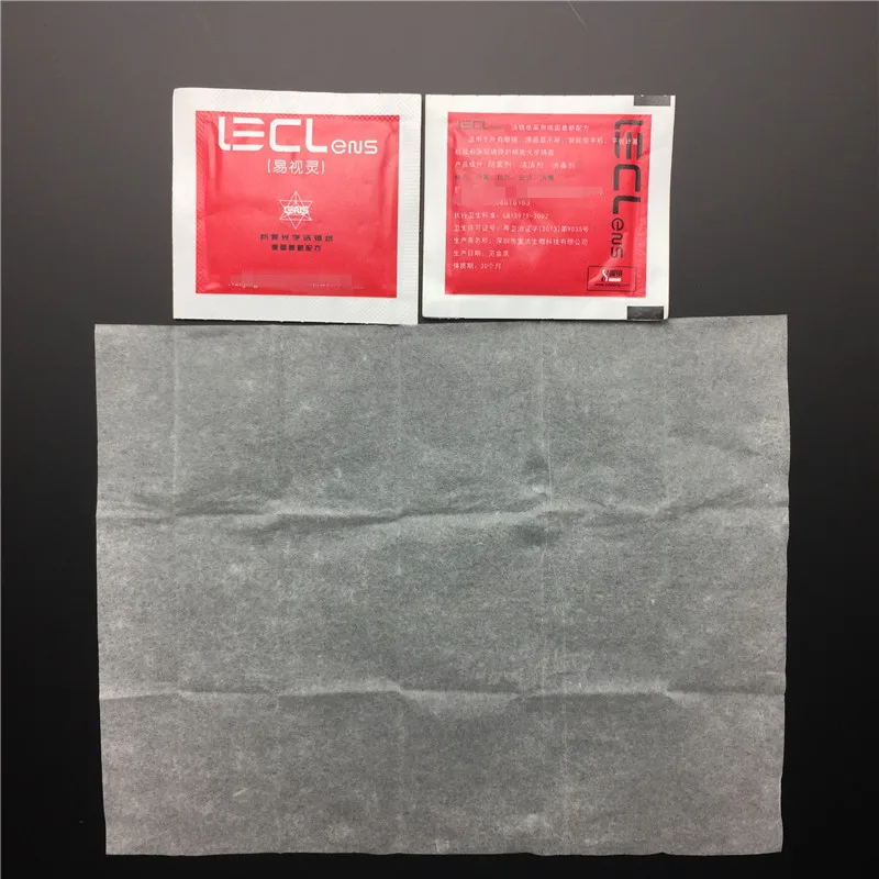 Customized quick dry Individually wrapped LCD screen lens cleaning wet wipes