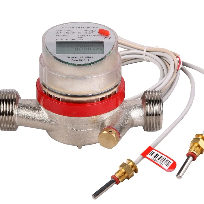 
Single jet mechanical heat meter, M-BUS, RS-485, Pulse output 