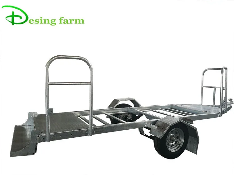 Customized Double Public Toilet Hot Dip Galvanized Trailer