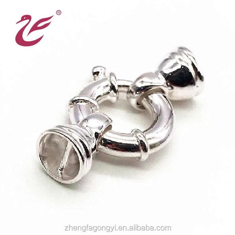 Best selling 925 Sterling silver Hook Clasp Necklace DIY Jewelry connector Lobster Spring Clasps for bracelet making