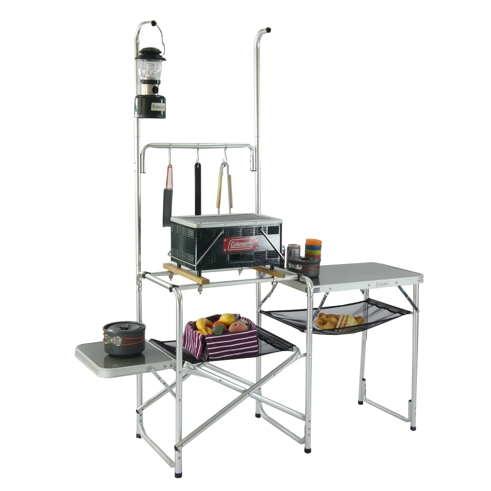 Onwaysports Multifunctional Folding DJ Party BBQ Grill Dinning Table Set Kitchen table OW-N175