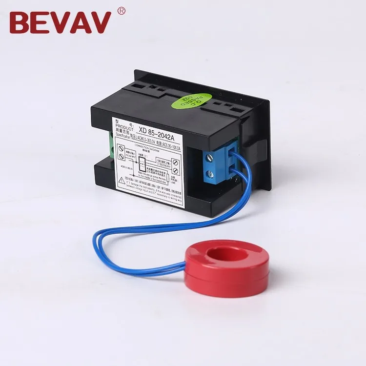 
DL85 Dual LED Digital AC100-300V Voltage Amps Meter Digital AC Voltmeter Ammeter 0-100A ac digital panel voltmeter 