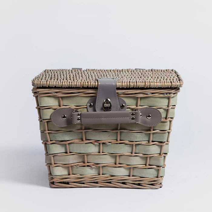 Handmade Kids Fruit Rattan Wicker Picnic Basket With Lid