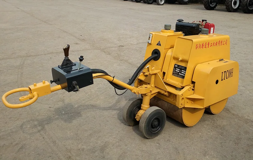 
Walk Behind Small Vibratory Road Roller Double Drum 800kg LTC08HZ 