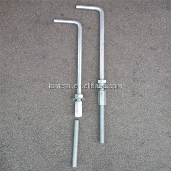 J type galvanized hook bolts