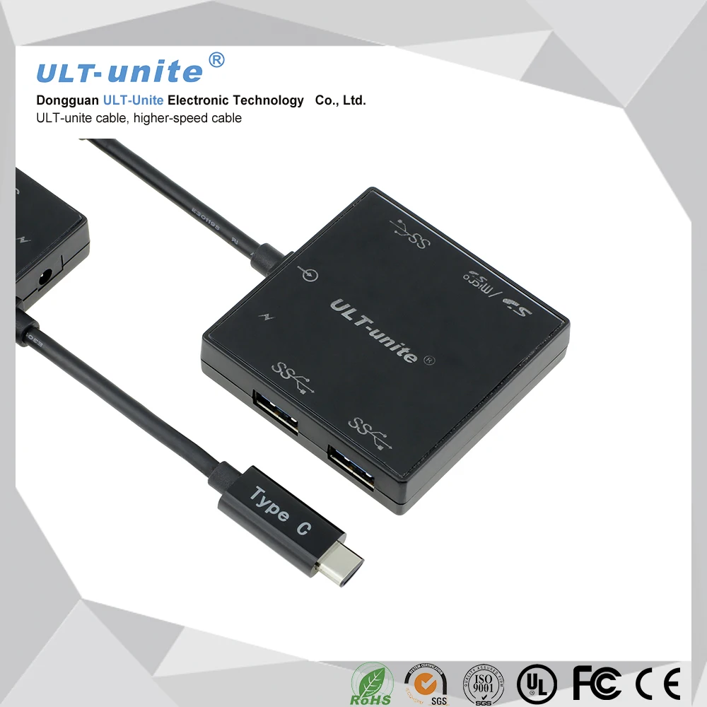Type-C TO USB3.0 HUB + Card Reader