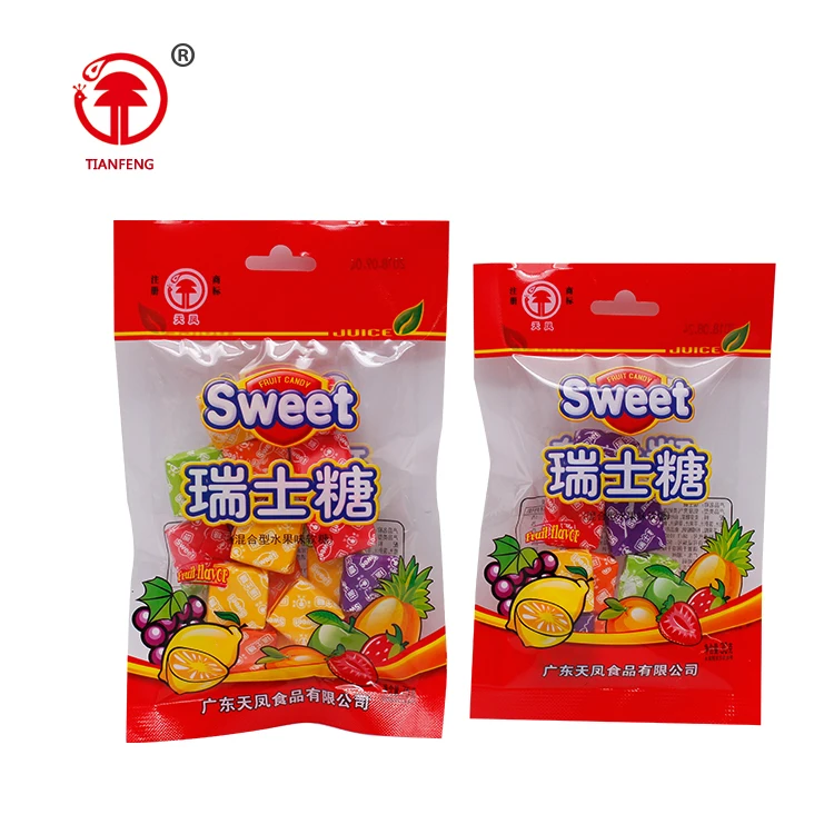 Swiss sugar fruit candy and sweets halal sweet swiss candy sugus sugar for bag packing