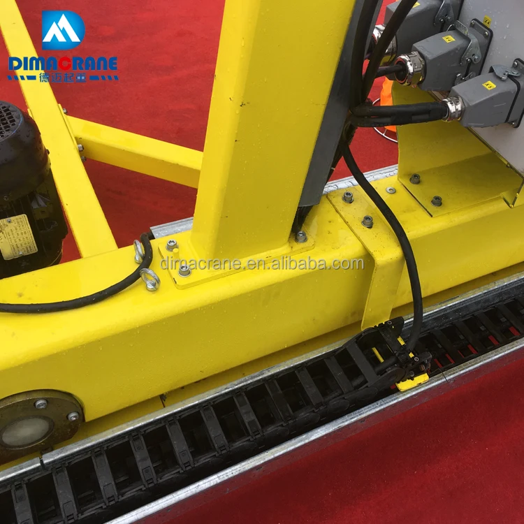 Europe style Intelligent Smart MG 2Ton double girder mobile gantry crane with Smart Anti-swing device