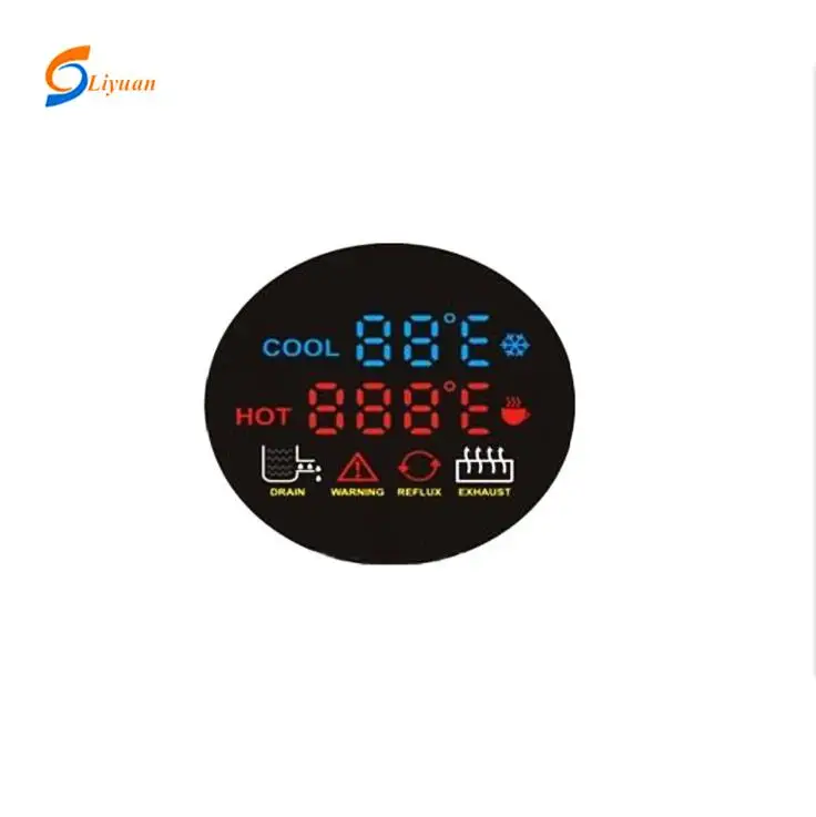 3 inch round lcd segment oem lcd display