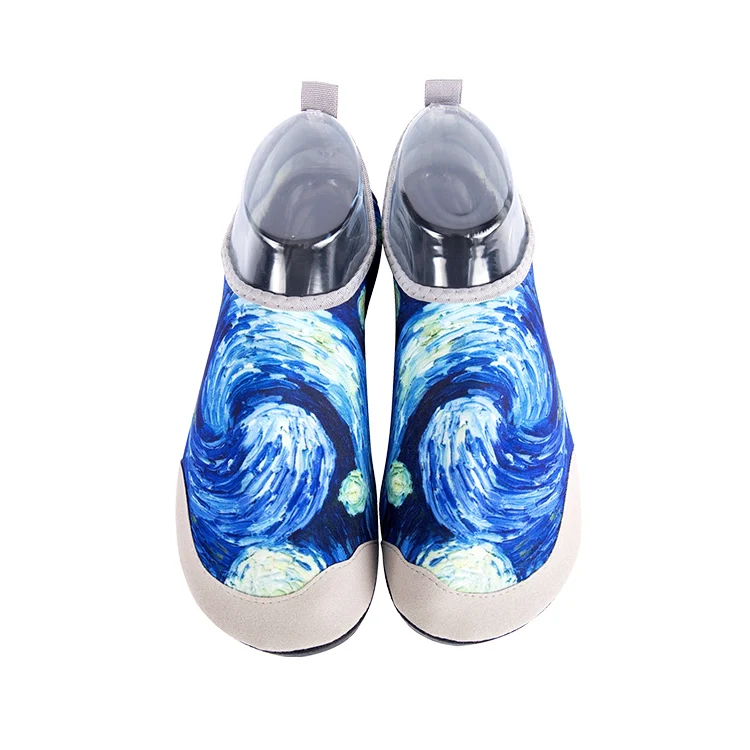 Travelsky Custom design professional running swimming sport shoes aqua water beach shoes