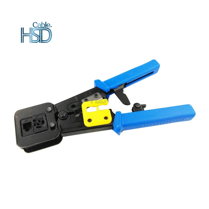 EZ Тип RJ45 сквозной обжимной инструмент сетевые инструменты телекоммуникационный соединитель обжимные плоскогубцы лучший сетевой кабель