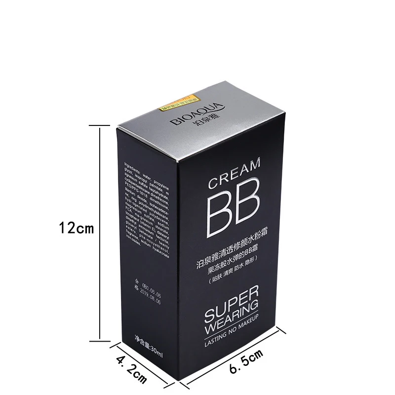 Увлажняющий BB-крем Bioaqua Тональная основа для ухода за лицом естественная Освежающая безупречная Косметическое покрытие отбеливающий консилер лица