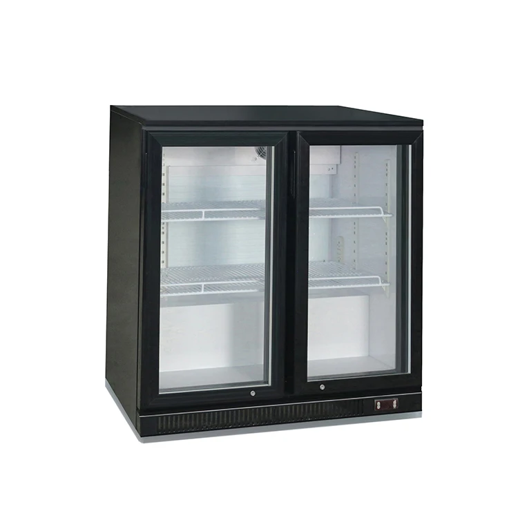 PEZO RY-SC220H high quality back bar cooler with embossed aluminum liner