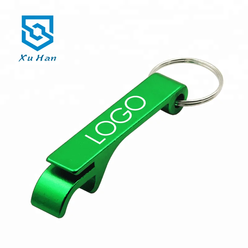 Manufacturer direct sales, aluminum alloy bottle opener small gift can be customized LOGO