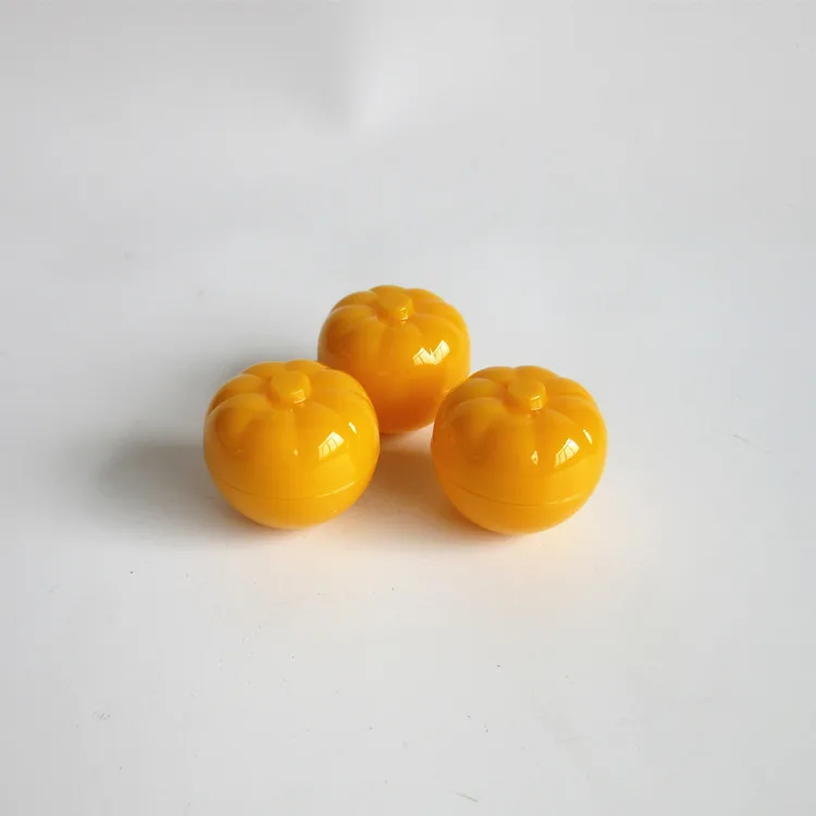 Nice pink color fruit shape plastic cosmetic bottle