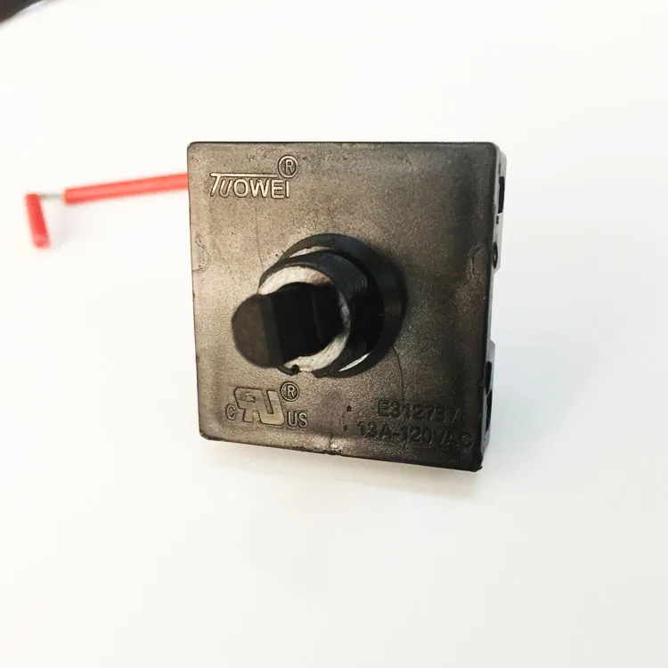 Towei B3200-219 miniature rotary switch supplier 13A-120V 10(3)A-250V T105 4 position 3 speed dip rotary switch for fan