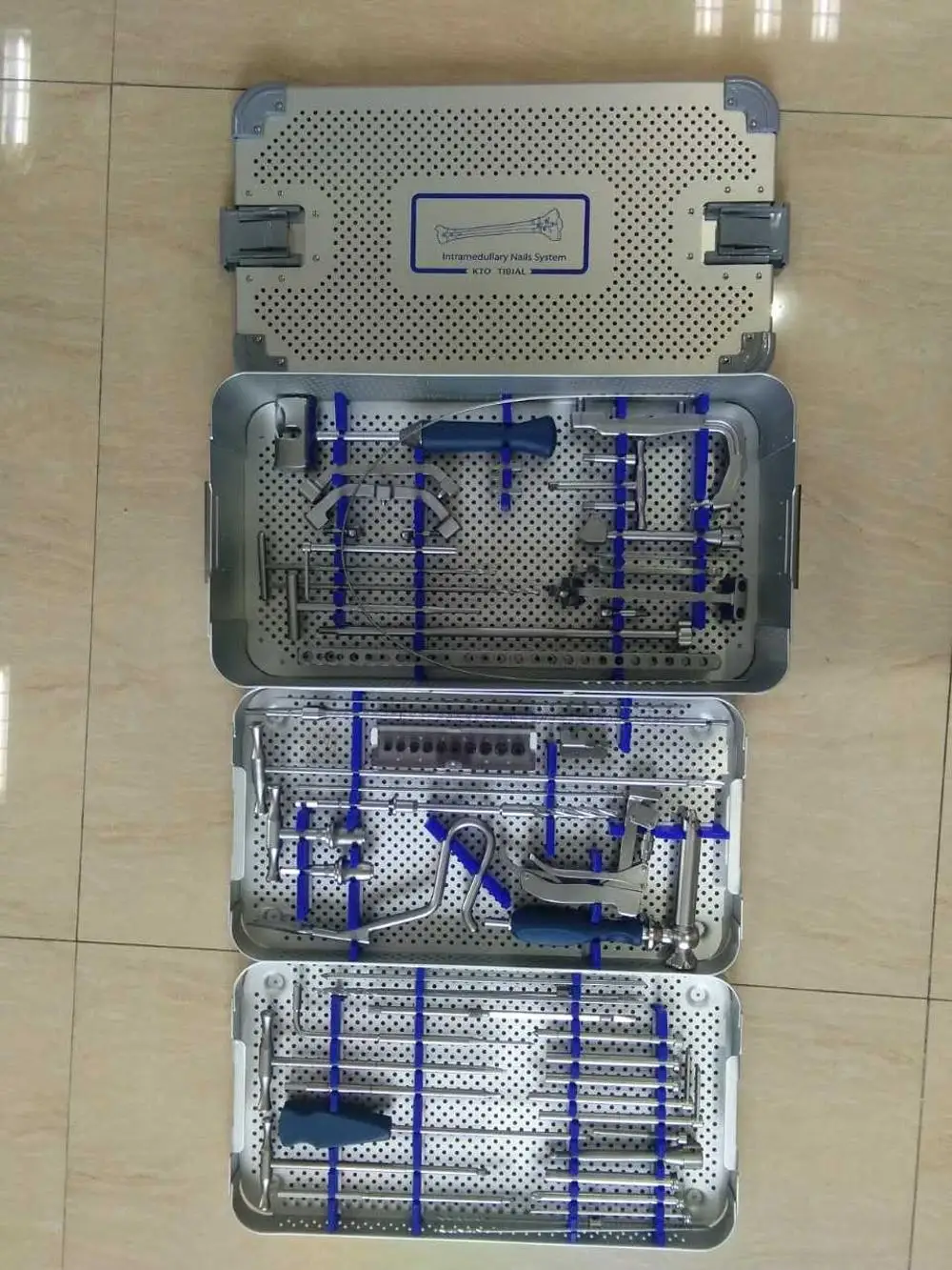 
Surgical instruments set for tibial interlocking nails instrument set 