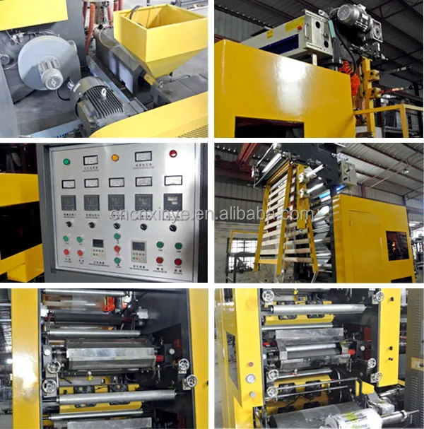 Film Blowing Machine Mini Small and Flexo Printing Machine for Sale