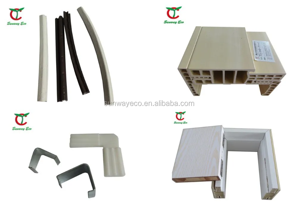 white door frame seal rubber for WPC door