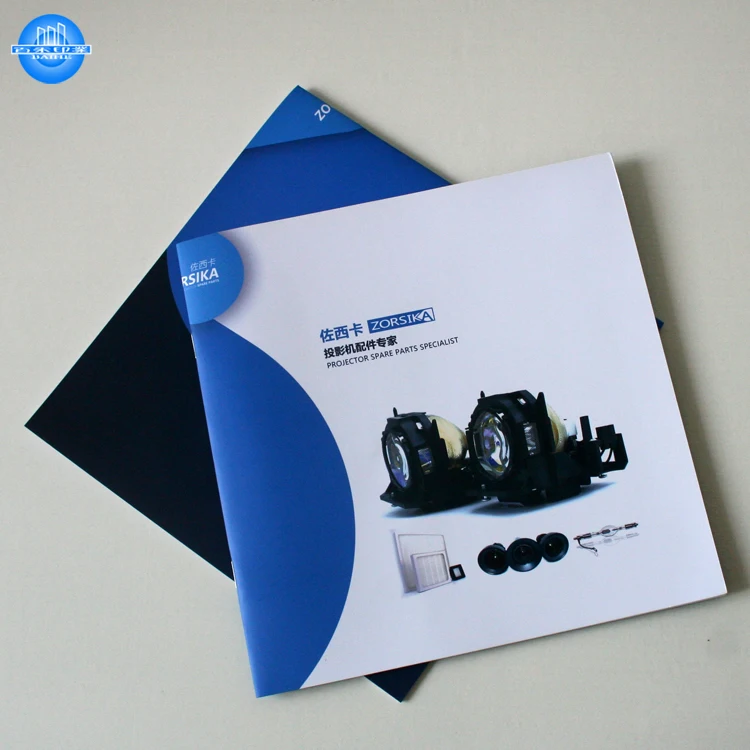 Cheap Custom Full Coloring Booklet Offset Printing Film Lamination Chart Paper CN;GUA Service Catalog Brochure Printing Hs-35