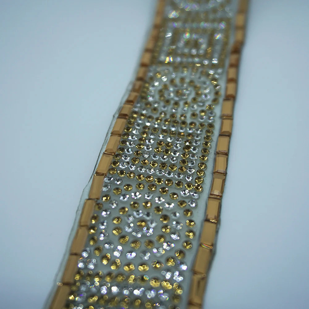 
LOCACRYSTAL Brand Bridal Clothing Decoration Rhinestone Trim Glass Chaton for Shoes 