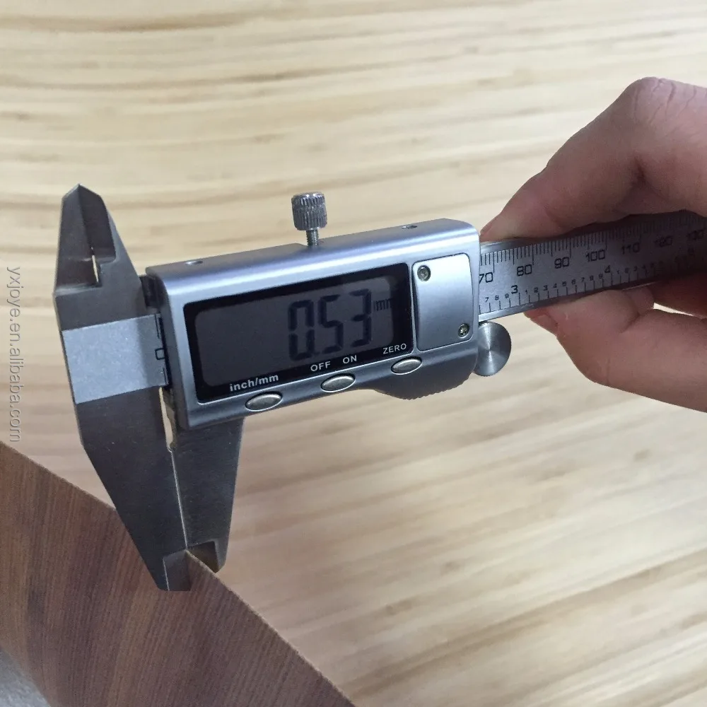 carbonized vertical bamboo veneer for longboards