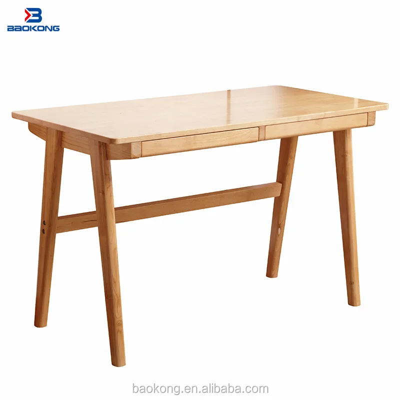 Solid Wood Study Table Modern Study Room Removable Furniture