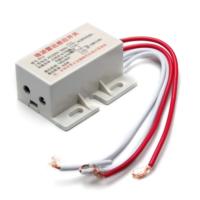 Adjustable microwave Radar Body Motion sensor Switch