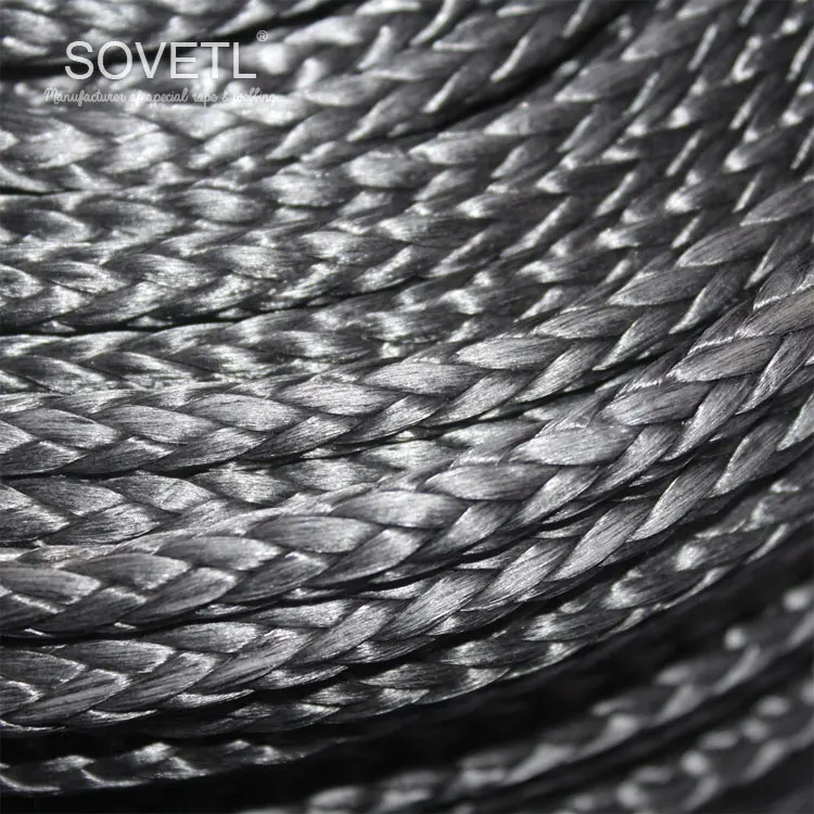 
High load capacity ATV/UTV Application braided uhmwpe winch rope 