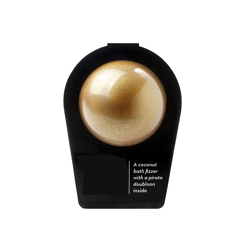 Бомба для ванны, бомба для сокровищ, золотая, Кокосовая