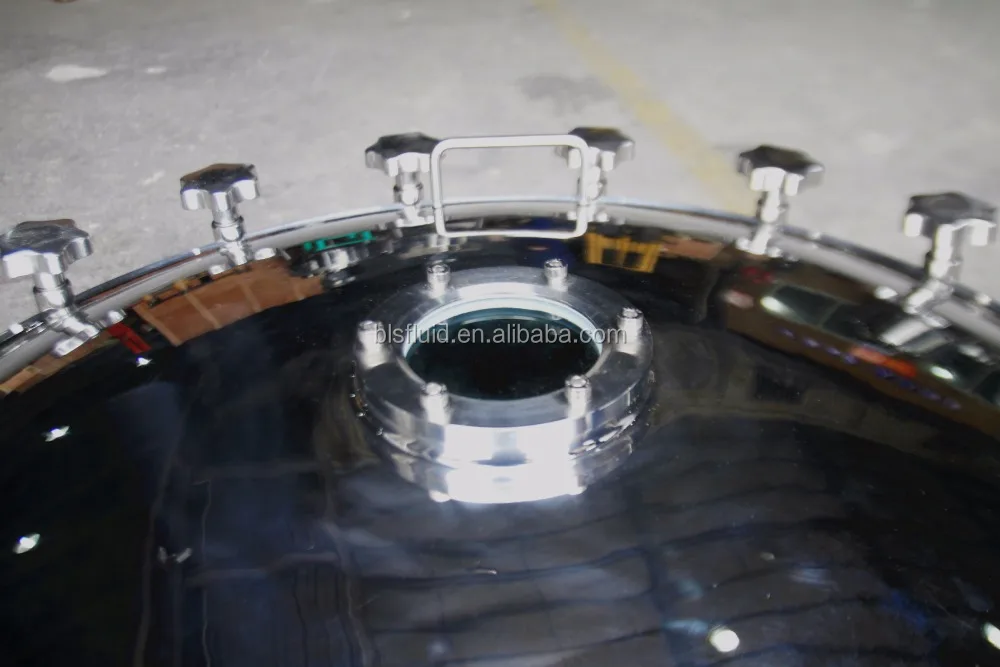 customized pressure or non-pressure industrial tank manhole/man-way, Steel circular, square, elliptic type Hatch with handles