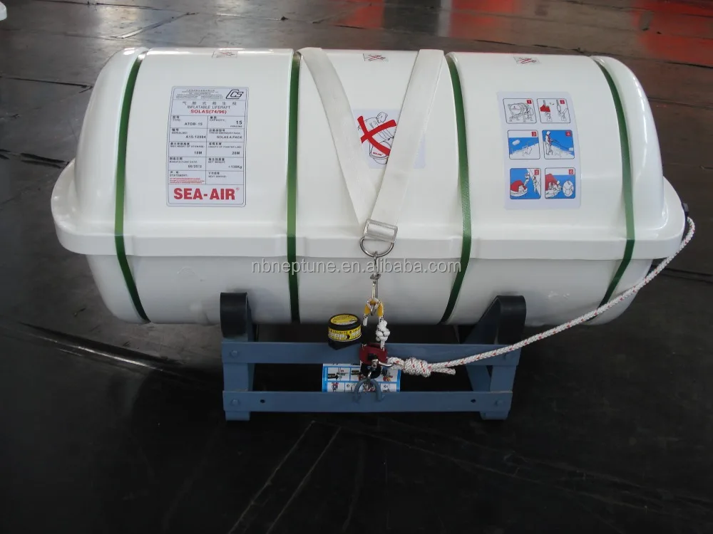 Inflatable Life Raft with EC Certificate 6 man