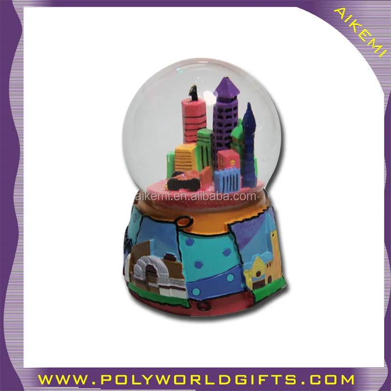 2015 well selling high quality souvenir resin snow globe,home decoration souvenir resin water globe,artifical resin snow ball