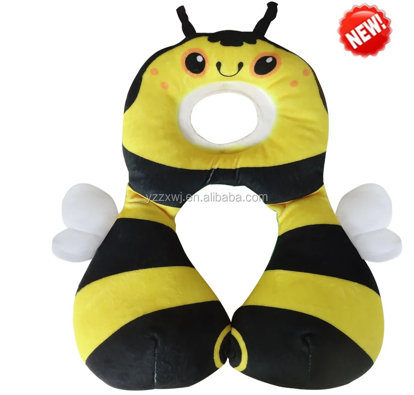 
Free Sample Wholesale Factory baby kid children neck support pillow cushion soft plush animal shape funny neck support pillow 