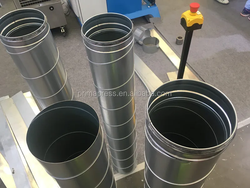 CNC Spiral tube making machine,  duct former, easy control spiral pipes producing machine