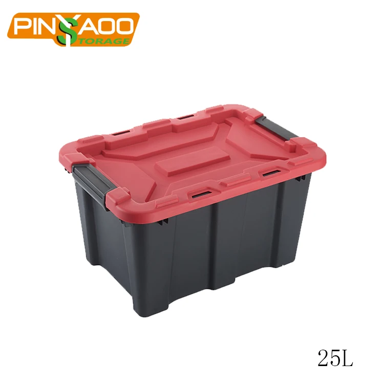 
High Quality 25-100L Plastic Home Storage Box Waterproof Tool Box Case 