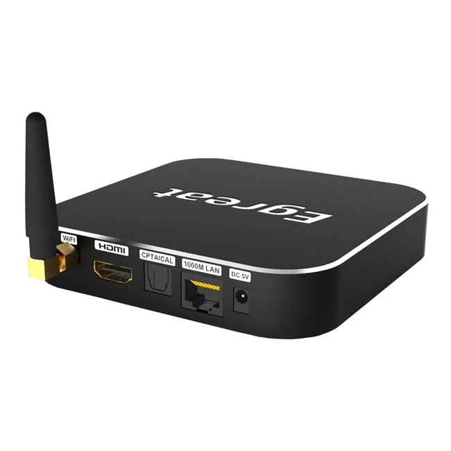 HDD Media Player with Sata3.0 2GB Android Box with 4K Kodi Playstore 2019 Egreat A3