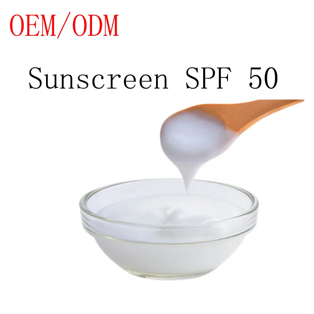 
Factory Price OEM ODM Moisturizing Water Proof Sunscreen SPF 50 