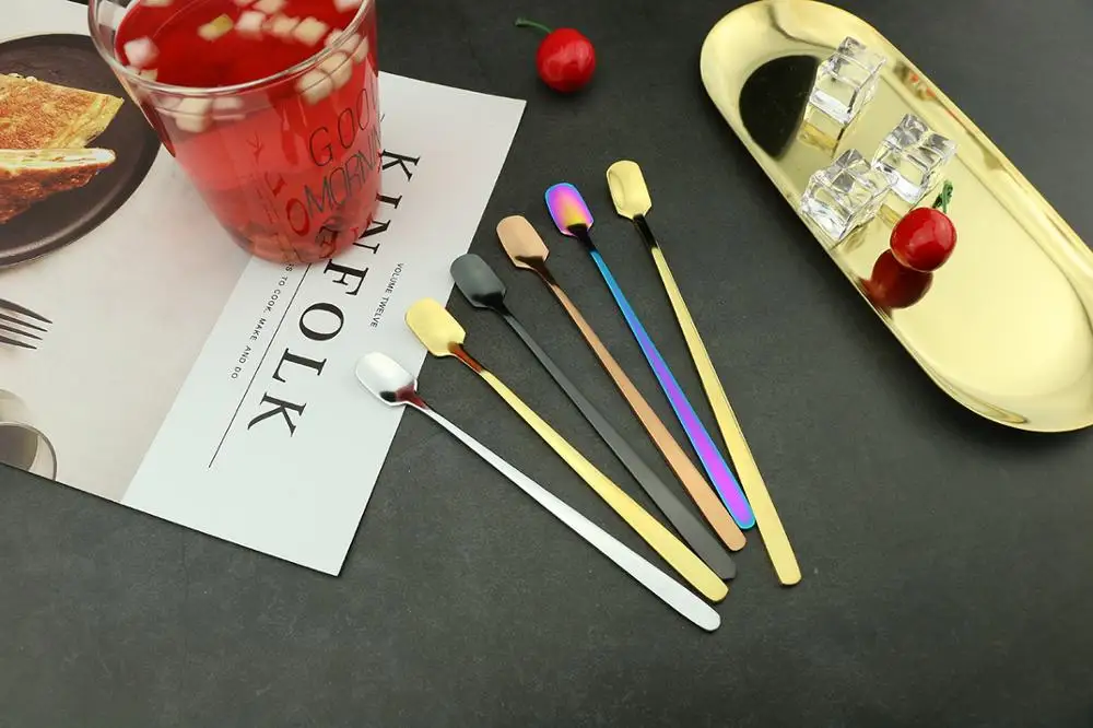 
Amazon Top Seller 2019 Eco Friendly Tea Spoon Stainless Steel Spoon Coffee Spoon Gold Rose Gold 