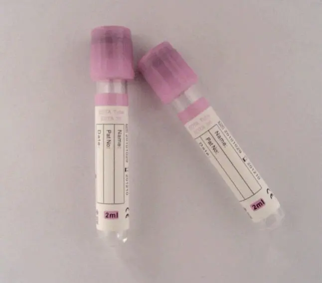 4 мл EDTA вакуумная трубка для определения крови