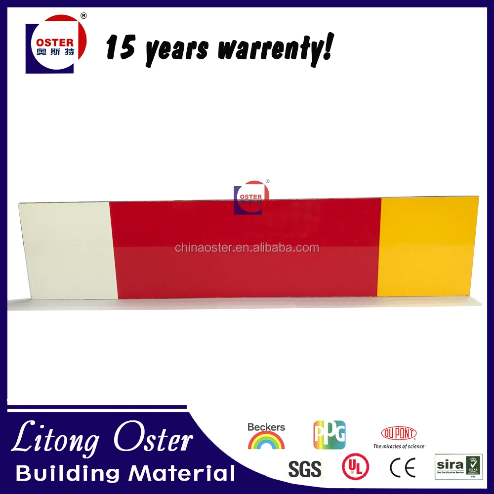Aluminium Composite Panel Roof 4mm Board Gas Station ACP Sheet