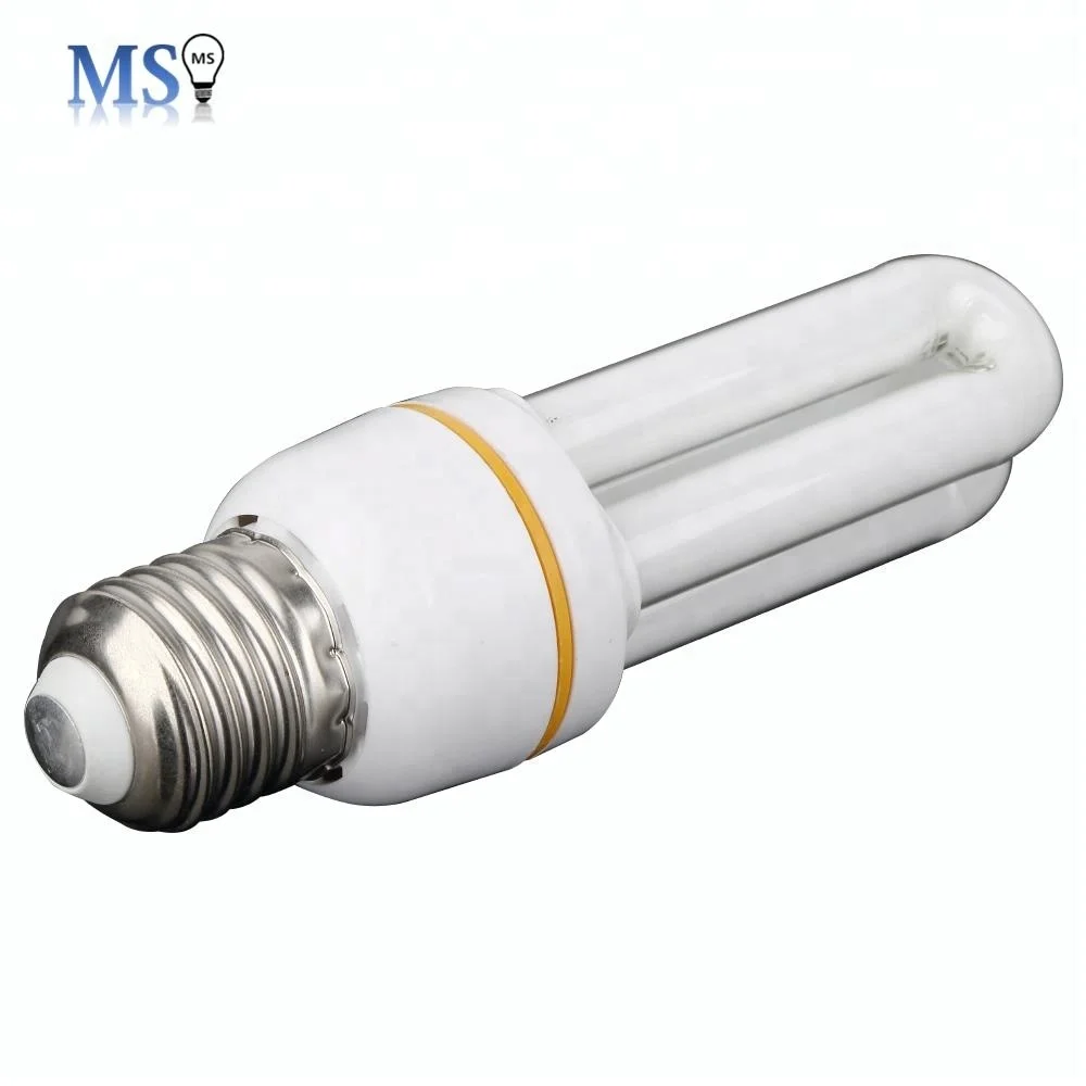 Straight 2u shape lamp E27 18w 2u cfl bulb