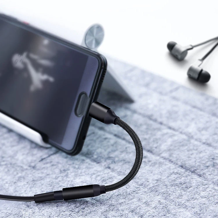 Custom Type C To 3.5mm Audio Jack De Cable