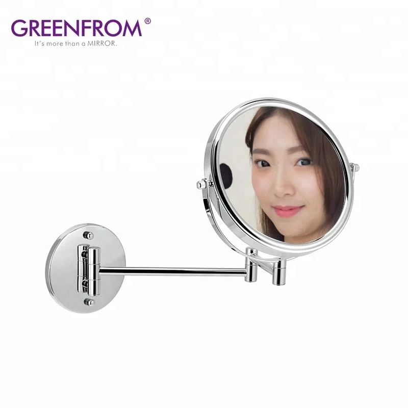 8 Inch Dressing Swivel Meta Wall Mounted Shaving Bathroom Mirror