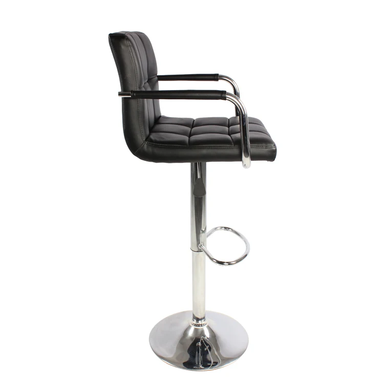 
High Quality Comfortable Latticed Bar Stool With Armrest 