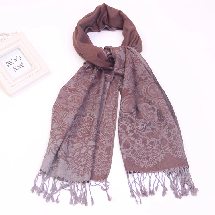 wholesale cheap price overstock bufandas pashmina with fringe hijab scarfs pashmina al por mayor